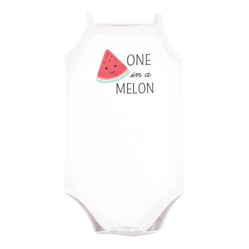 Hudson Baby Soft Cotton Sleeveless Bodysuit In Pink