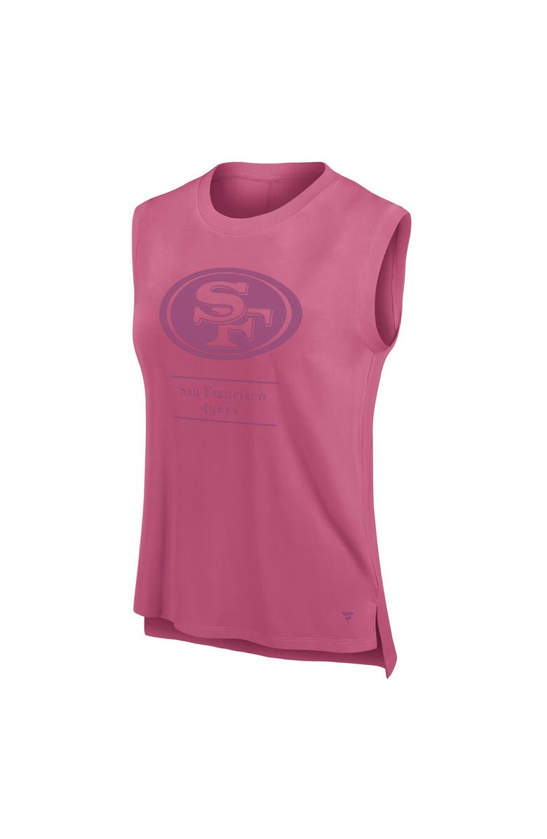 FANATICS Women's Fanatics Pink San Francisco 49ers Studio Embrace Tank Top, Alternate, color, Pink