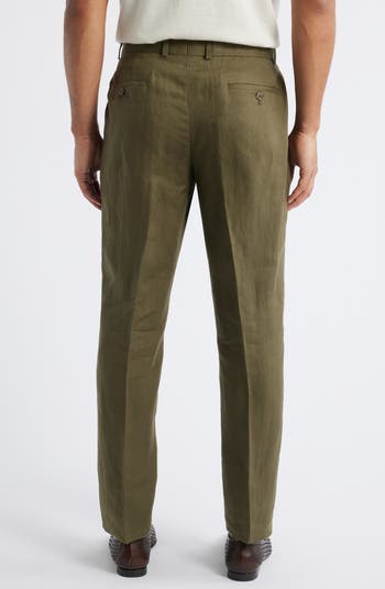 Henrik Trim Fit Italian Linen Suit Separate Pants