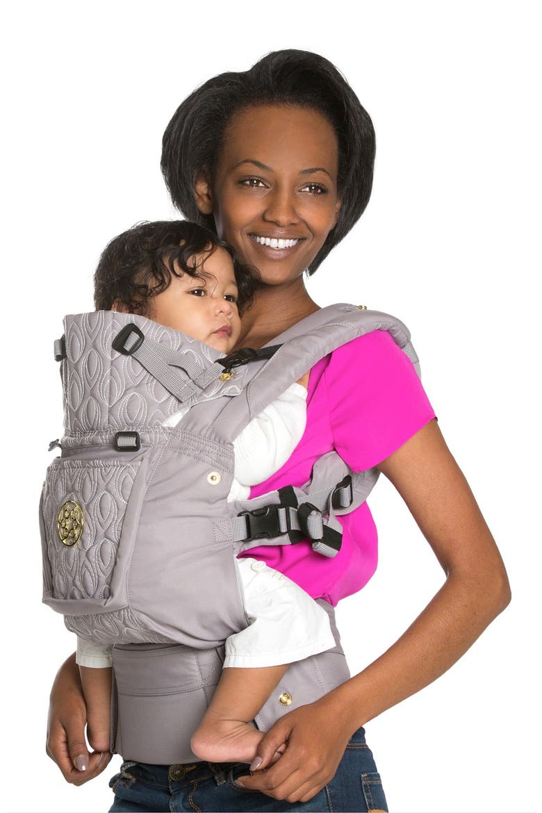 LILLEbaby 'Complete Embossed Luxe' Baby Carrier, Main, color, PEWTER
