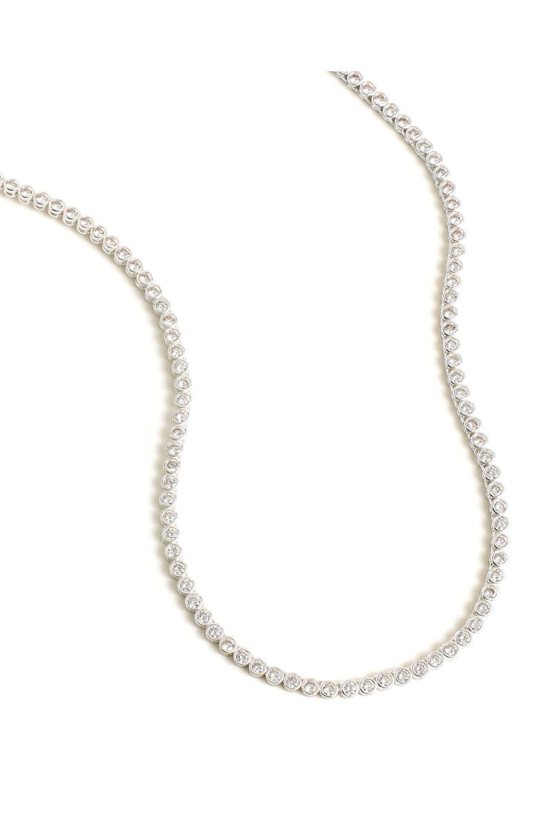 Madewell Tennis Necklace, Main, color, 