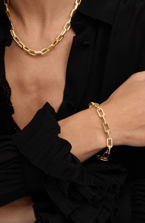 Melinda Maria Lil Frankie Chain Bracelet In Gold
