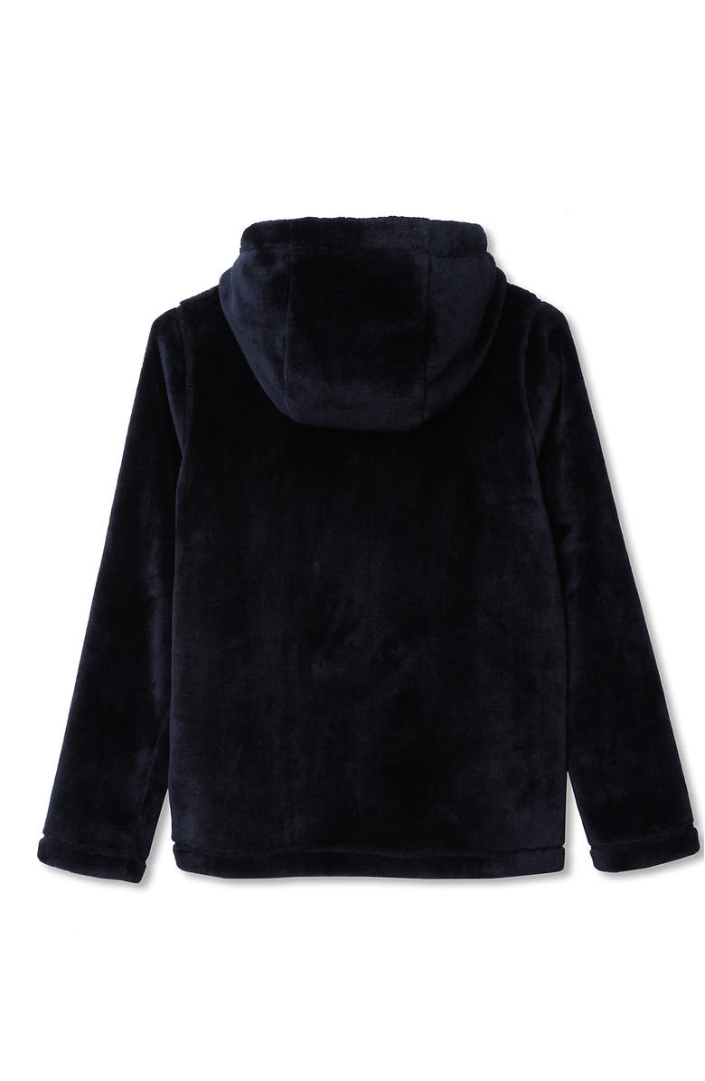 Lands' End Girls Plus Softest Fleece Hoodie, Alternate, color, Classic Navy