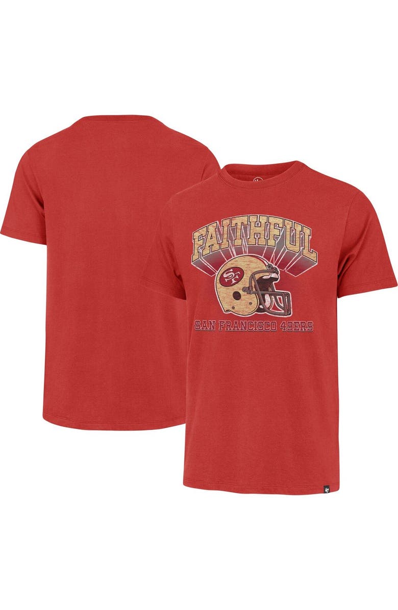'47 Men's '47 Scarlet San Francisco 49ers Regional Franklin T-Shirt, Main, color, Scarlet