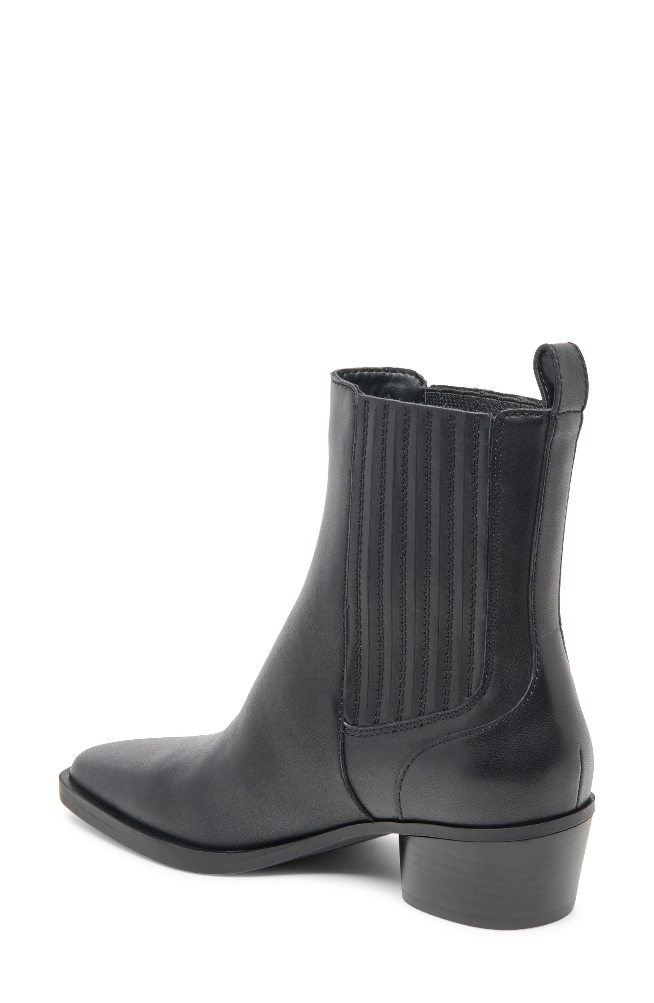 Dolce Vita Faint H2O Waterproof Chelsea Boot, Alternate, color, Black Leather H2o