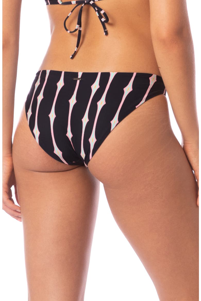 Radiant Diamond Sublimity Reversible Bikini Bottoms, Alternate, color, BLACK
