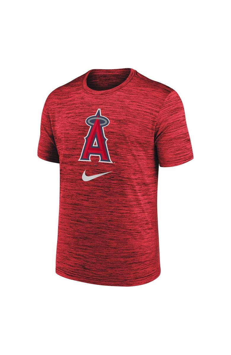 Nike Men's Nike Red Los Angeles Angels Logo Velocity Performance T-Shirt, Alternate, color, Red