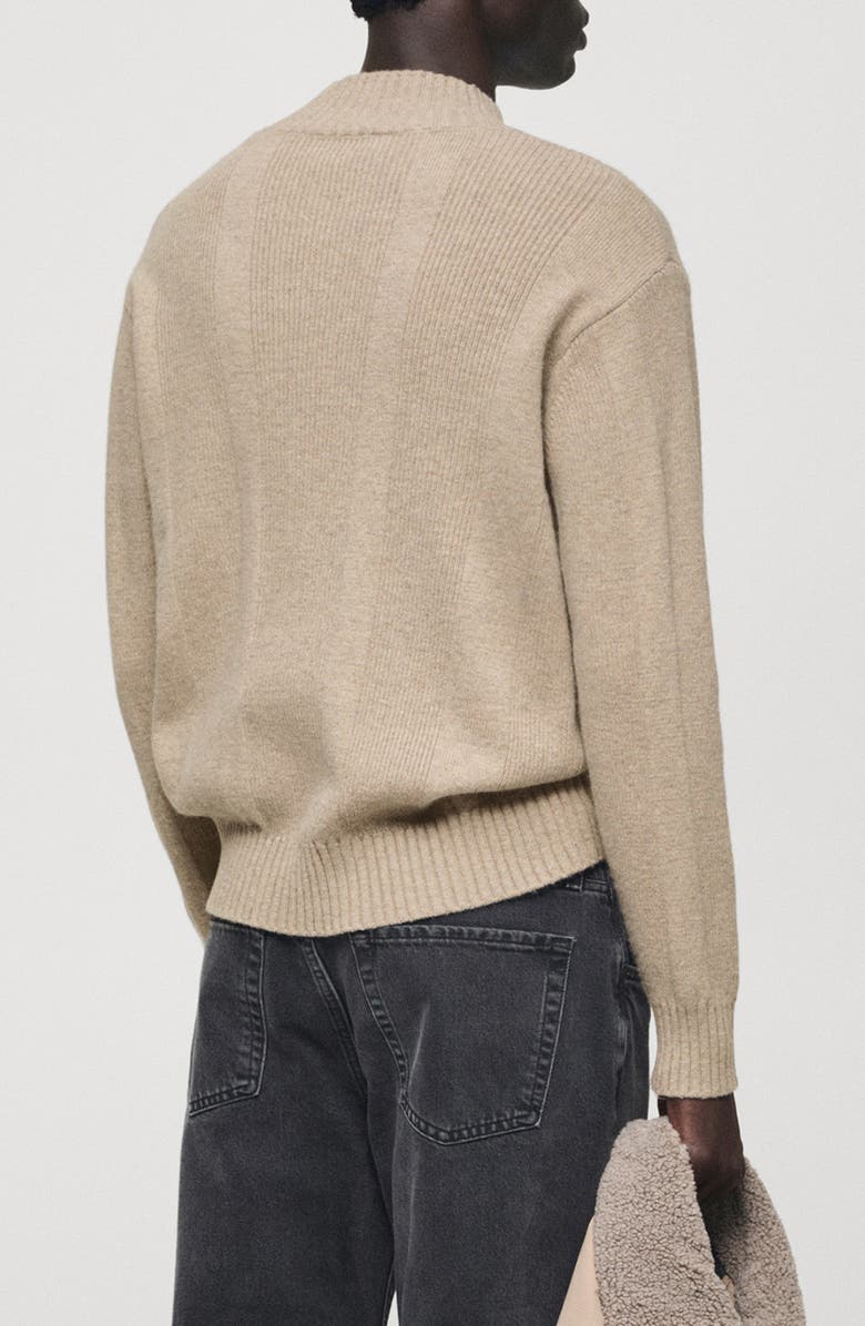 MANGO Mock Neck Sweater, Alternate, color, 