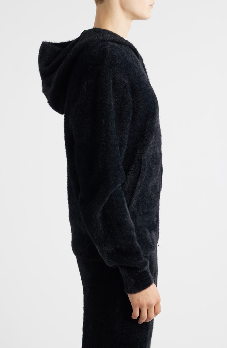 Billionaire Boys Club BB Fuzz Zip Hoodie, Alternate, color, Black