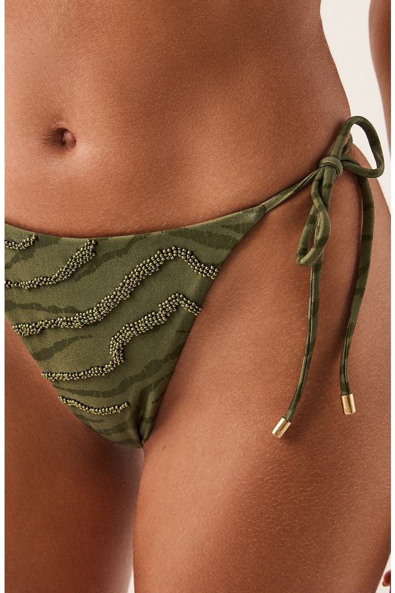 Mina Tie Side Full Bikini Bottoms, Alternate, color, MULTI