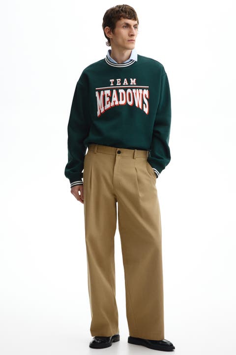 Loose-fit printed sweatshirt