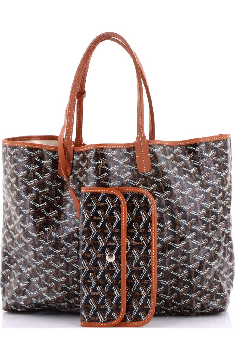 Pre-Owned Goyard Saint Louis Tote Coated Canvas PM, Alternate, color, Brown