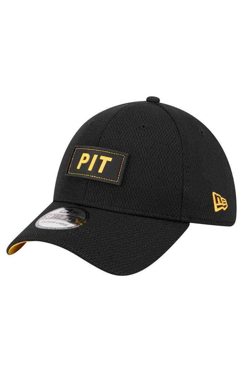New Era Men's New Era  Black Pittsburgh Steelers Scoreboard 39THIRTY Flex Hat, Main, color, Black
