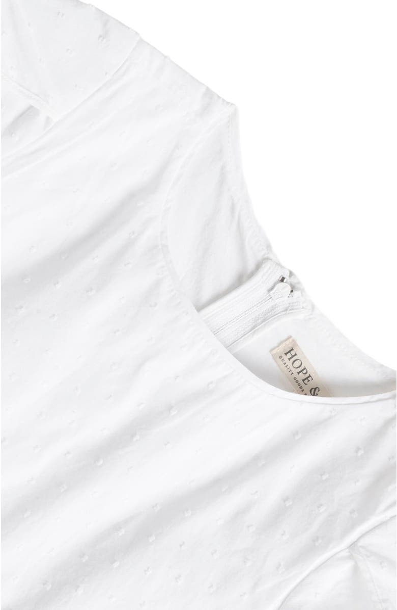 Hope & Henry Baby Girls' Organic Tulip Sleeve Party Dress, Infant, Alternate, color, 