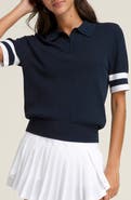 WILSON Essex Mesh Stitch Polo Sweater