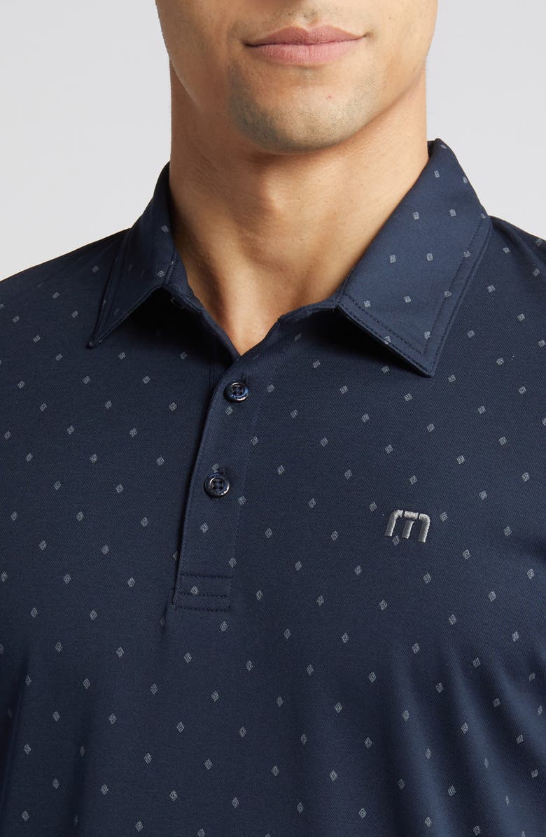 TravisMathew Handsome Town 2.0 Diamond Dot Polo, Alternate, color, Total Eclipse