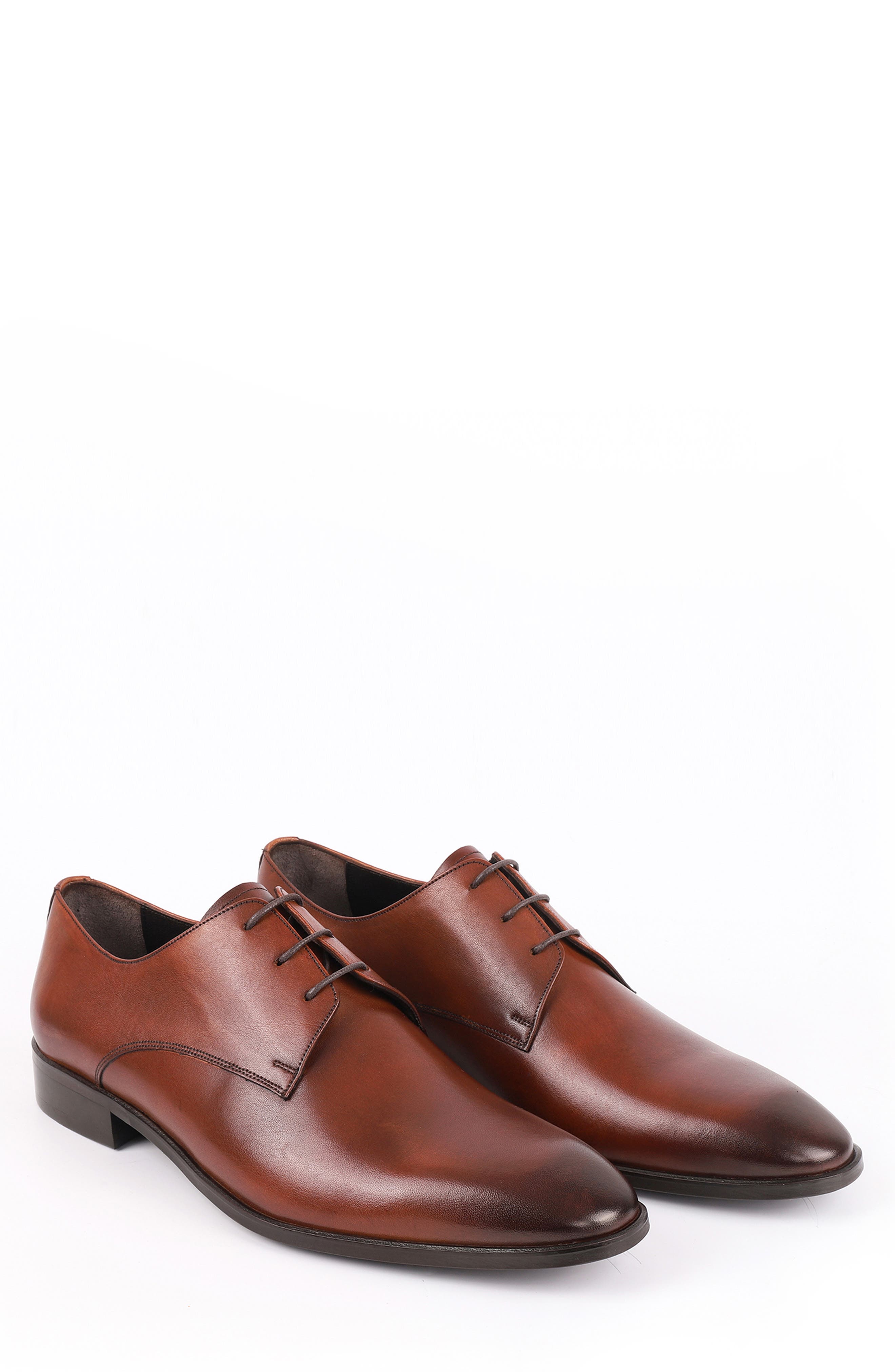 Gorman Oxford, Alternate, color, COGNAC