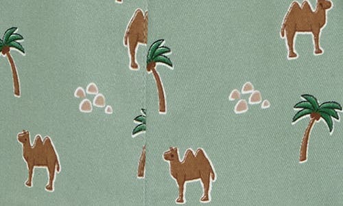 Jojo Maman Bébé Jojo Maman Bebe Cotton Twill Overalls In Green