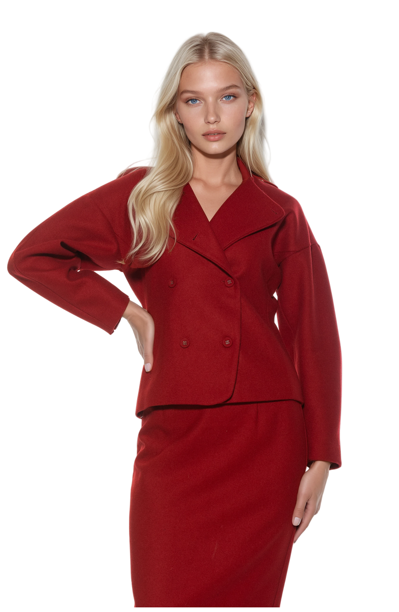 Alexia Admor Soren Blazer, Alternate, color, Red