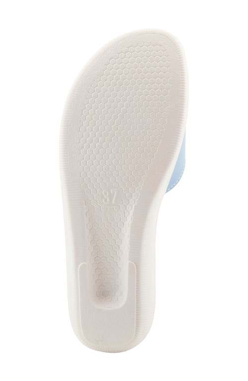 Flexus By Spring Step Sabala Slide Sandal In Blue