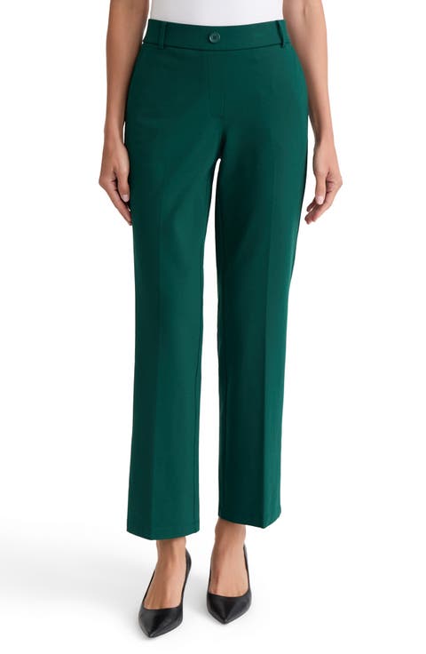 Faux Fly Pull-On Pants