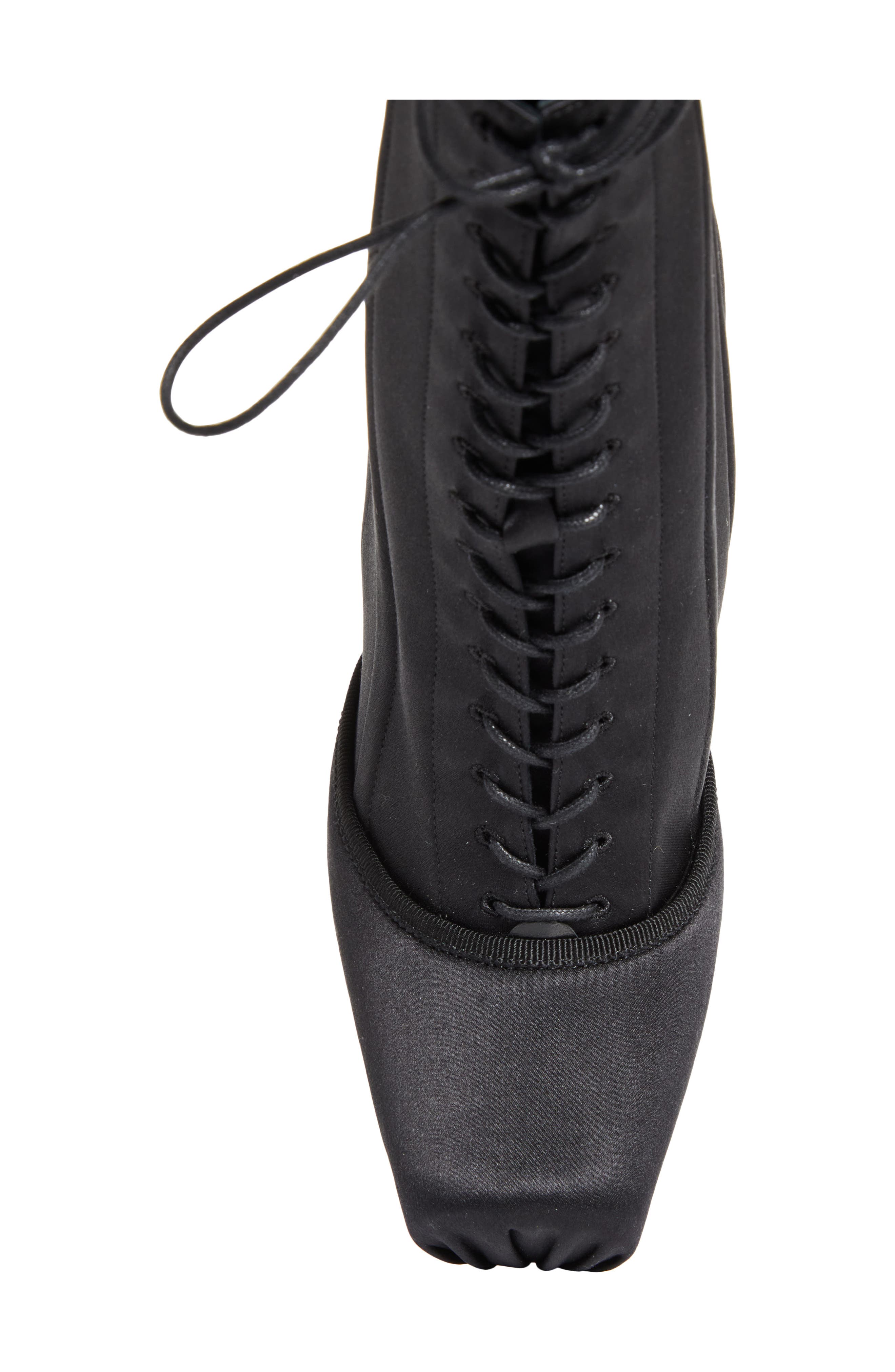 Christian Louboutin Cassia Pavlova Lace-Up Bootie, Alternate, color, Black