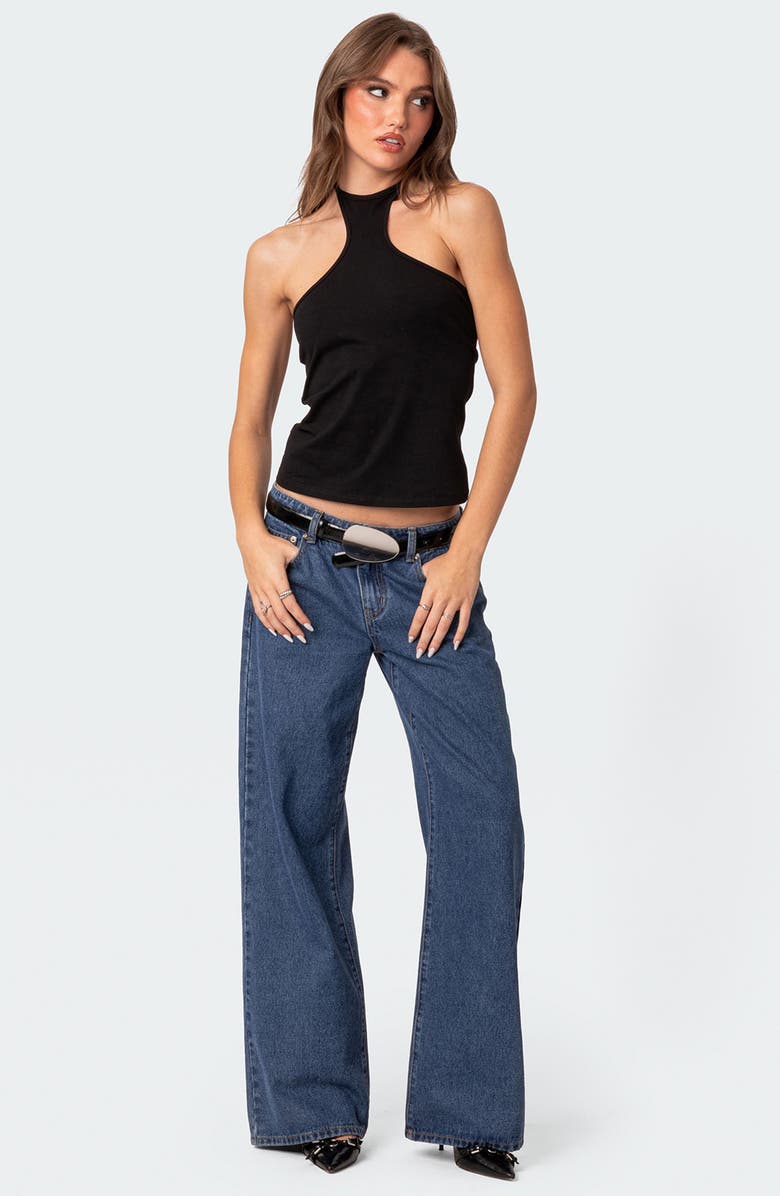 EDIKTED Wylder Crop Halter Top, Alternate, color, 