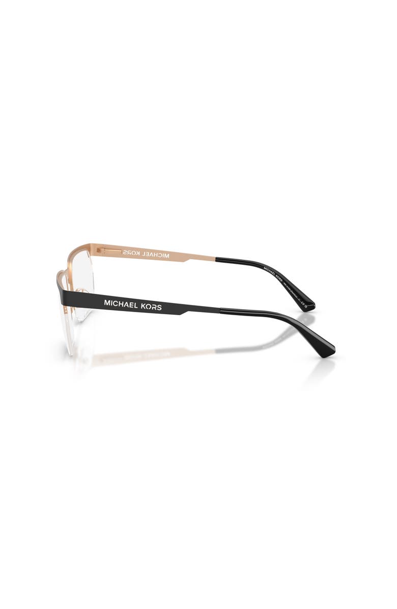 Michael Kors 58mm Rectangle optical glasses, Alternate, color, Black