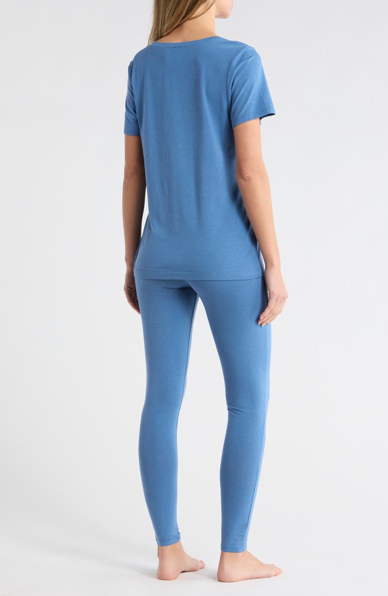 Calvin Klein Comfort Sleep T-Shirt & Leggings Set, Alternate, color, Moonlight Blue