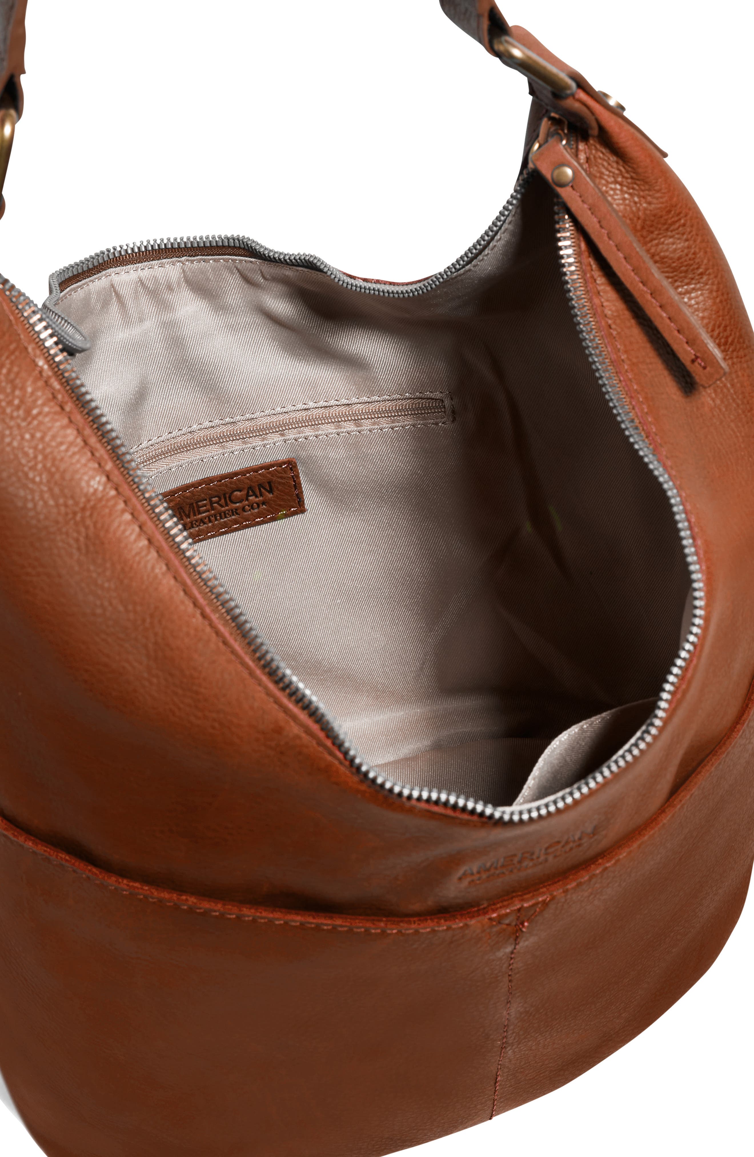 Carrie Hobo Bag, Alternate, color, BRANDY SMOOTH