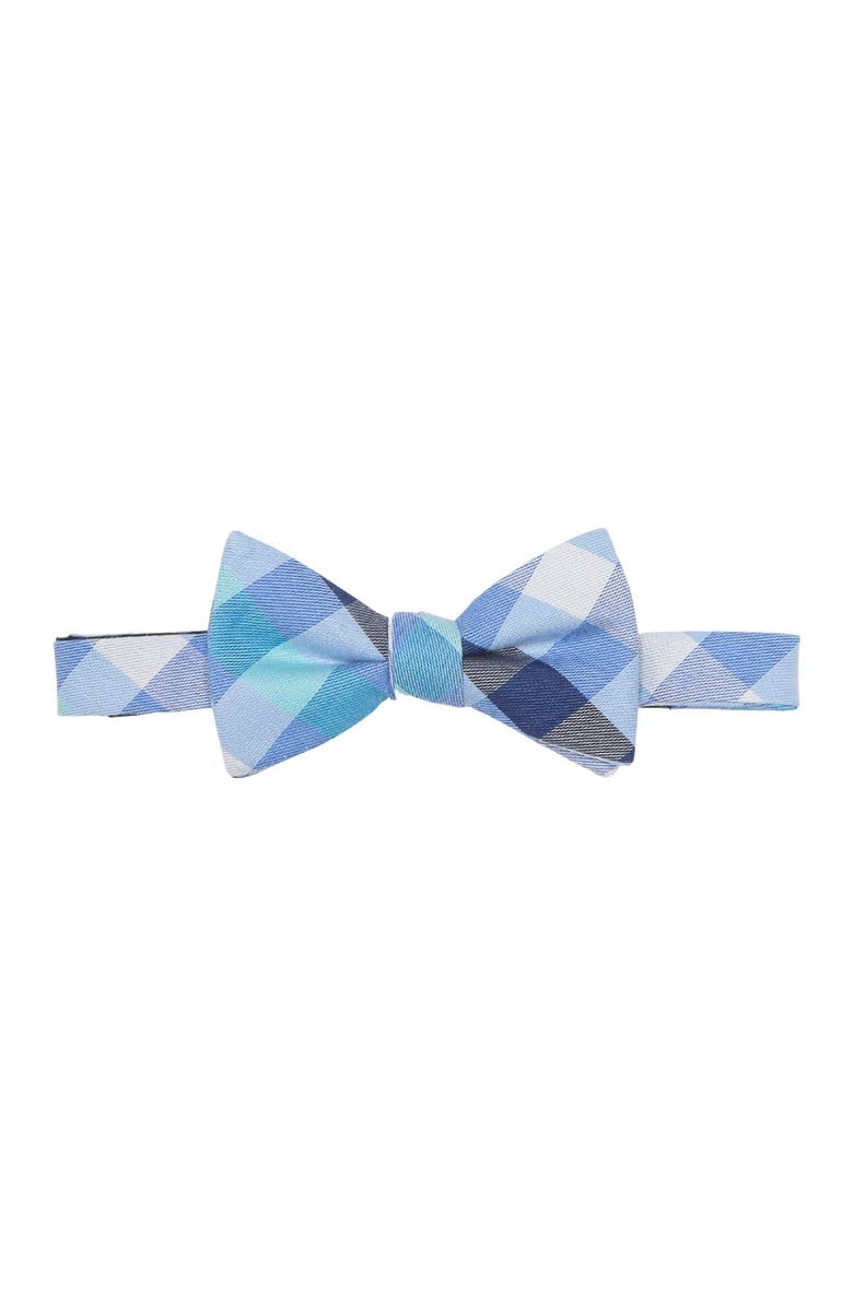 Tommy Hilfiger Preppy Plaid Print Bow Tie, Main, color,