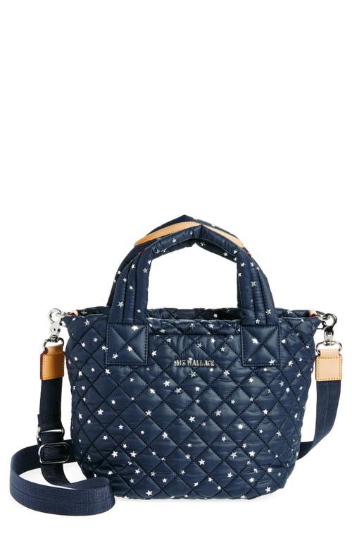 Mz Wallace Mini Metro Deluxe Tote In Dawn With Silver Star