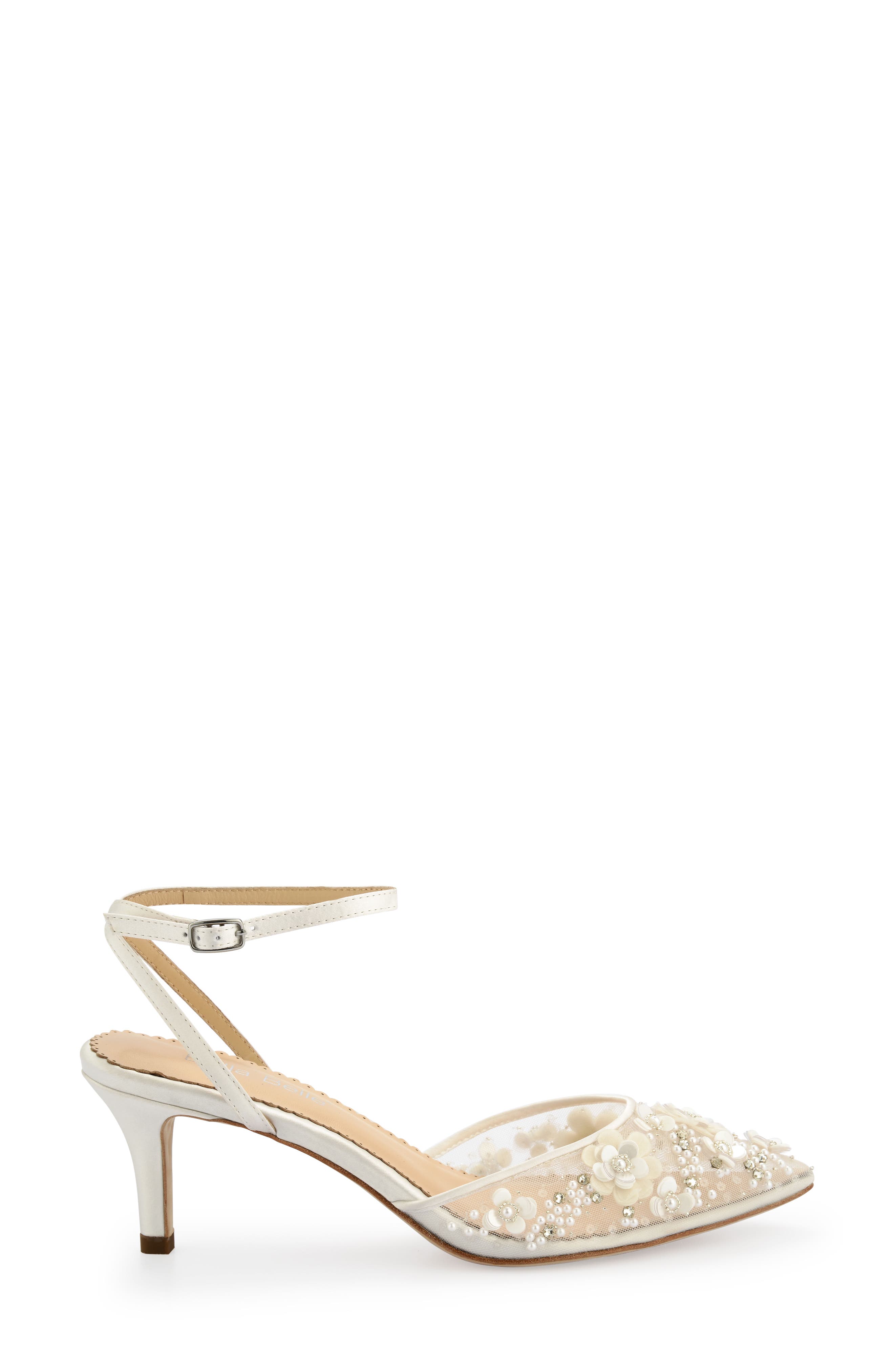 Bella Belle Rosa Pump, Alternate, color, Ivory Silk