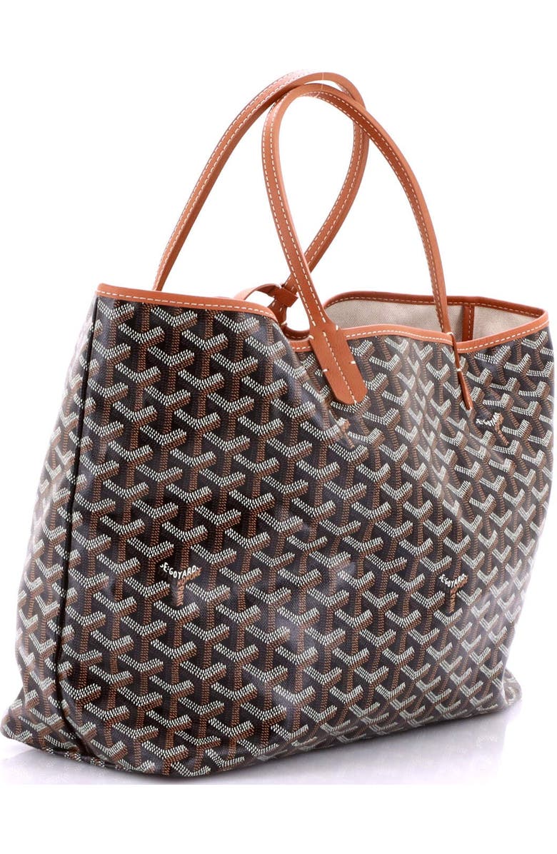 Pre-Owned Goyard Saint Louis Tote Coated Canvas PM, Alternate, color, Black