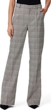 PAIGE Aracelli Plaid Straight Leg Pants