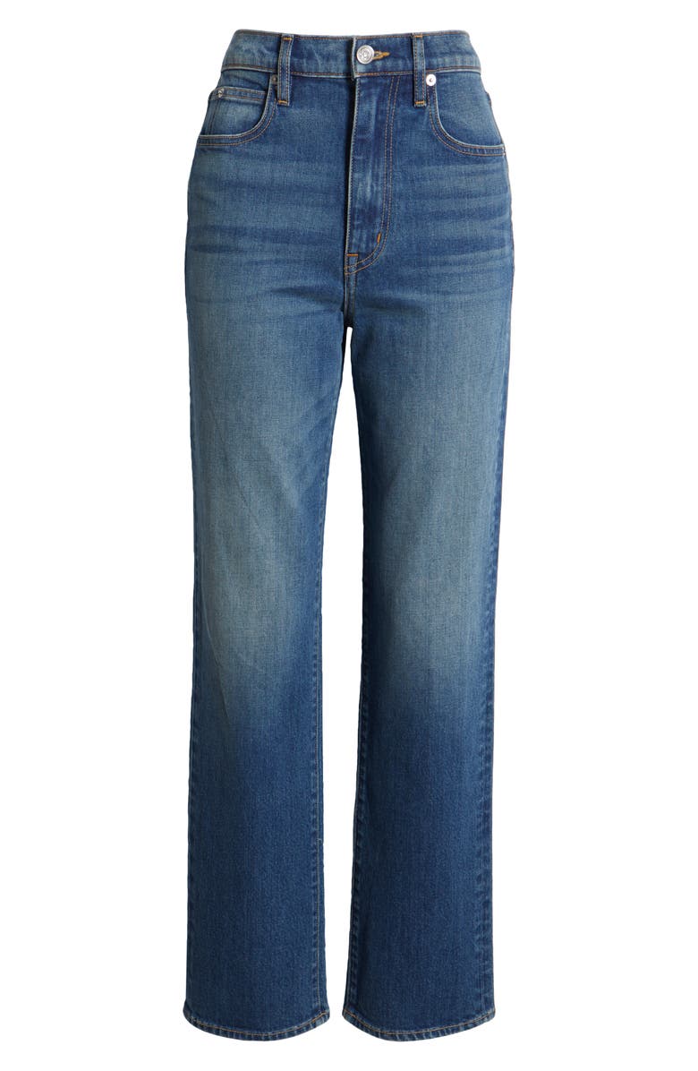 SLVRLAKE London High Waist Straight Leg Jeans, Alternate, color, Full Circle