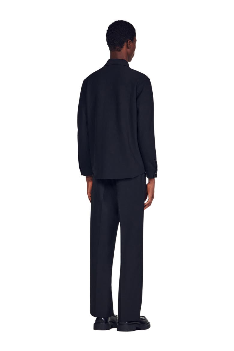 Long-sleeved jersey shirt, Alternate, color, Black