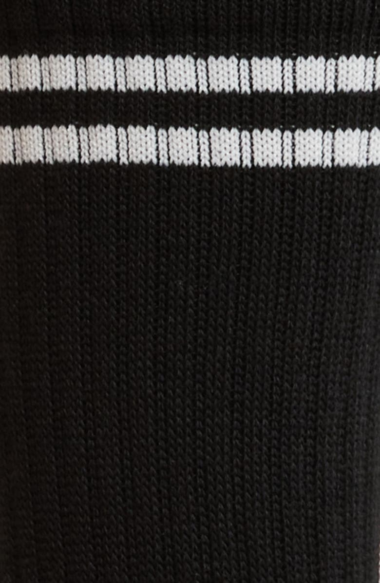 Le Bon Shoppe Boyfriend Crew Socks, Alternate, color, Noir