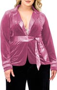 Standards & Practices Lottie Velvet & Satin Jacket