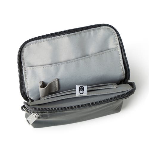Baggallini Securtex Anti-theft Activity Small Crossbody Bag In Gray