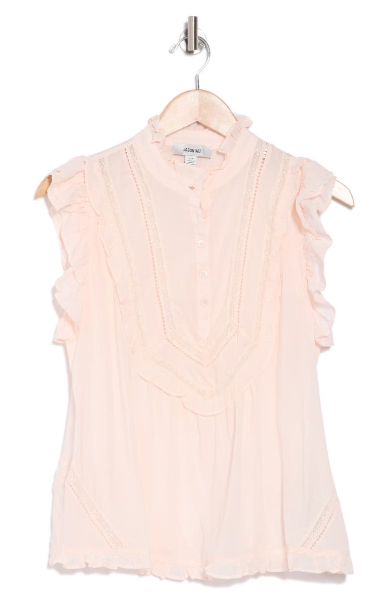 JASON WU Ruffle Sleeveless Top, Alternate, color, Pink