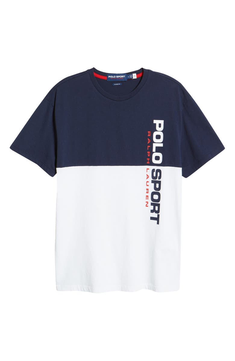 Polo Ralph Lauren Men's Colorblock Graphic Tee, Alternate, color,