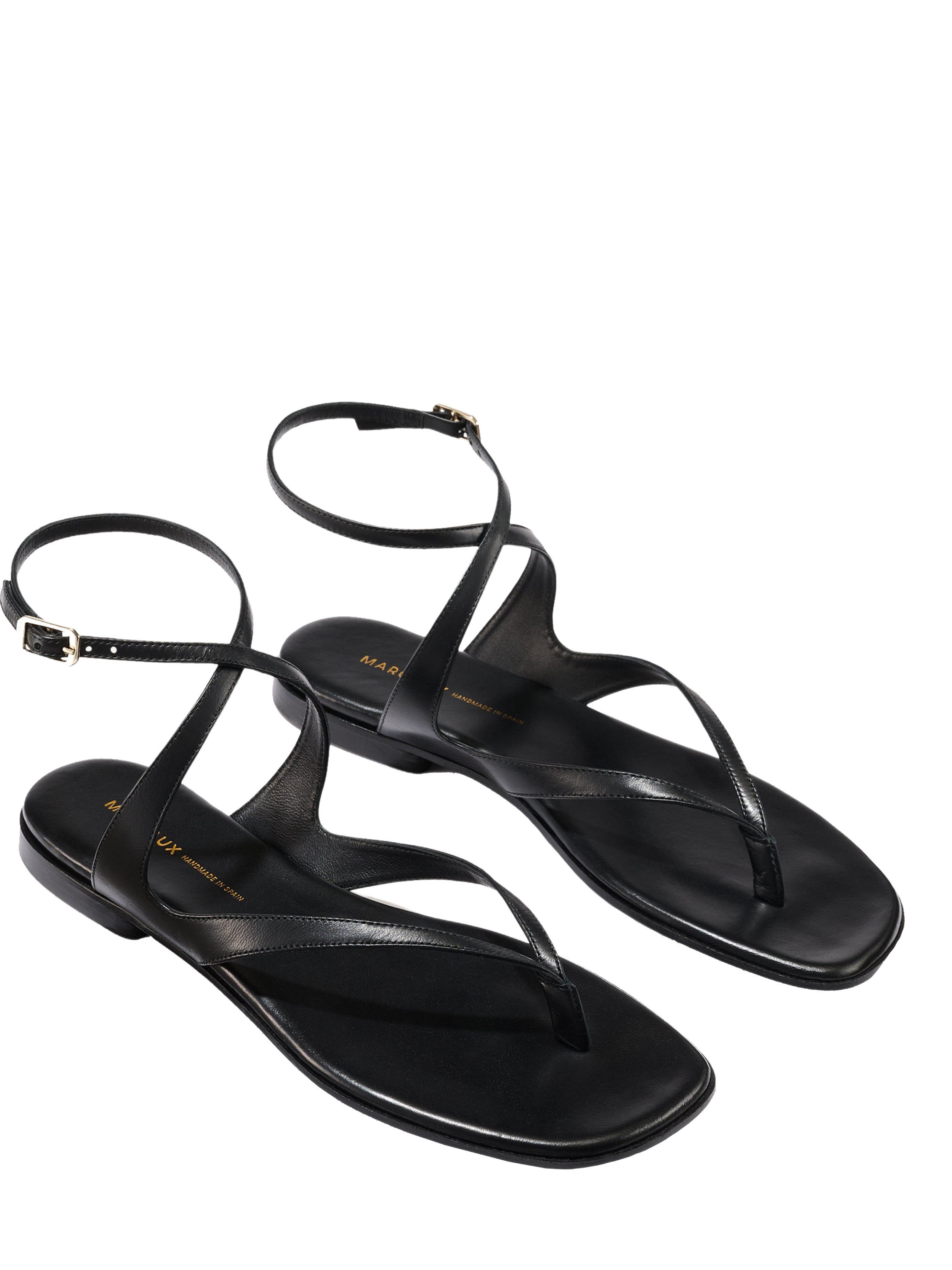MARGAUX The Palermo Sandal, Alternate, color, Black Nappa