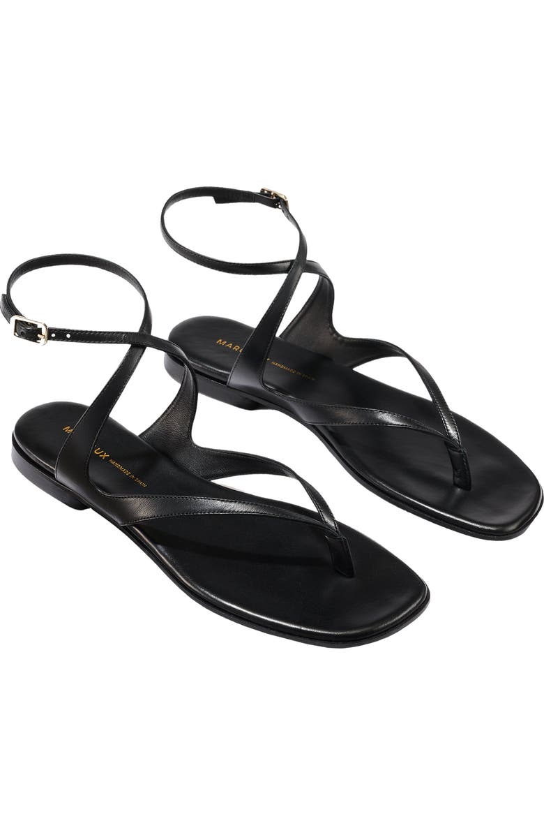 MARGAUX The Palermo Sandal, Alternate, color, Black Nappa