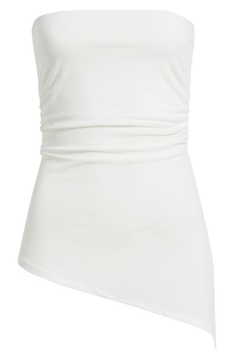 Ines Asymmetric Hem Bandeau Top
