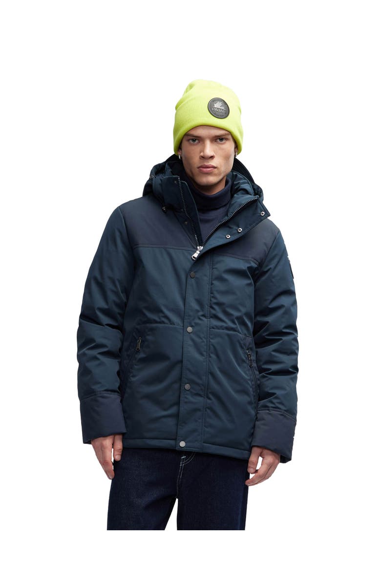 Pajar Wiyot Mixed Media Lightweight Jacket, Main, color, Navy