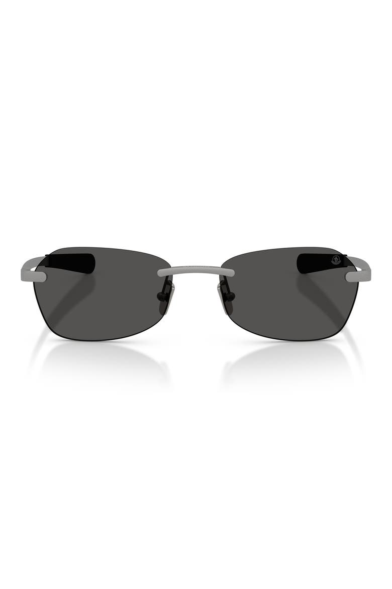 Orris 55mm Irregular Sunglasses, Main, color, MATTE FROZEN / SOLID GREY