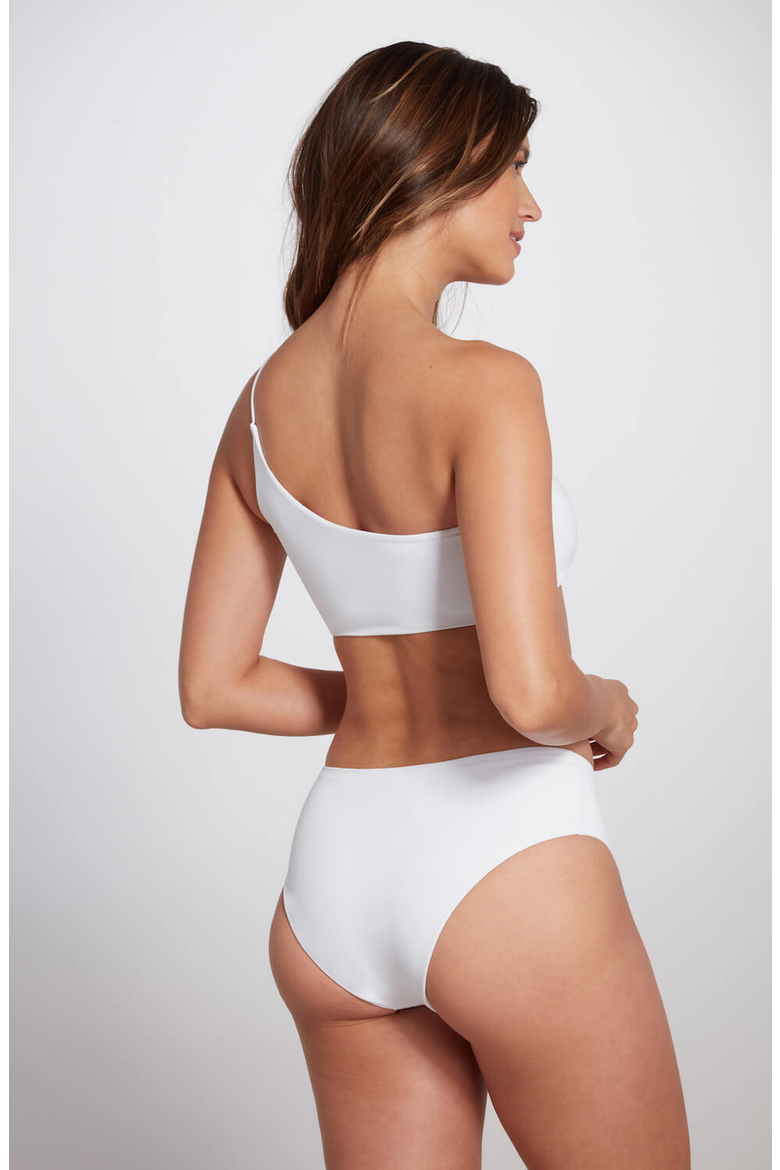 Serena Hipster Bikini Bottom, Alternate, color, White