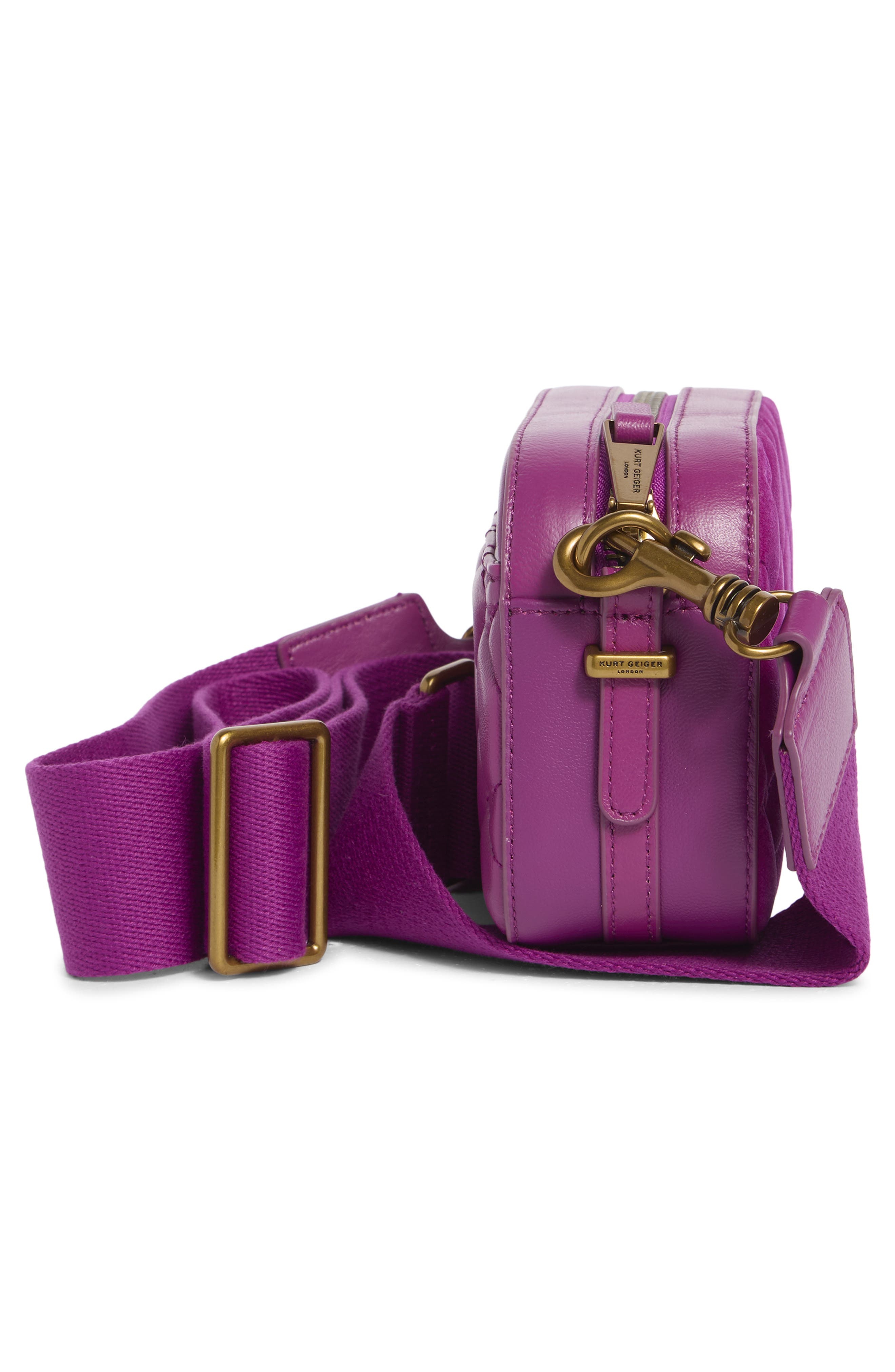 Kurt Geiger London Small Kensington Quilted Leather Camera Bag, Alternate, color, 