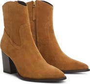 MANGO Size Zip Western Boot